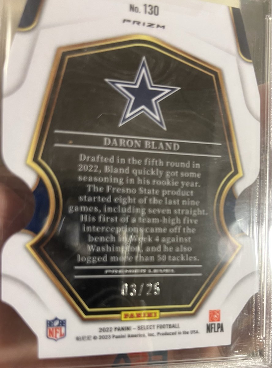 Daron Bland Pick 6 all time leader. #DallasCowboys