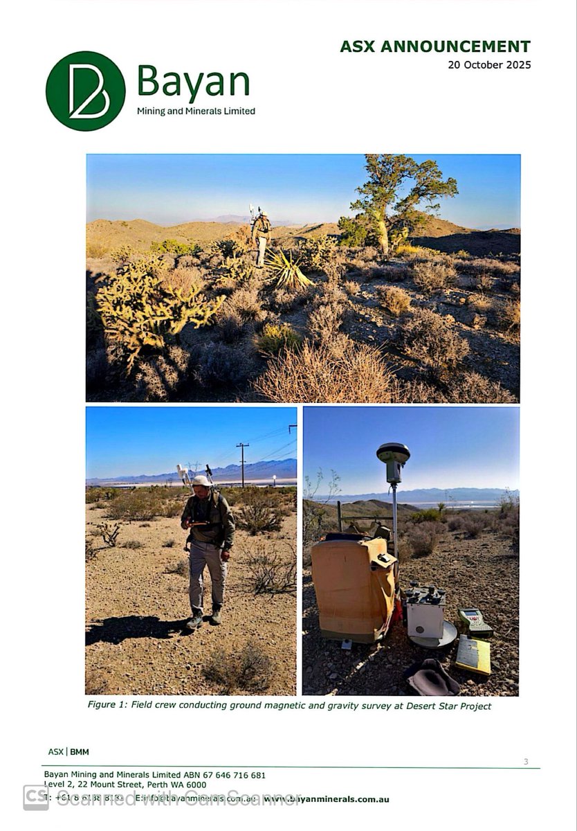SalvadorMaurice's tweet image. $BMM

STRATEGIC AND TECHNICAL ADVANCEMENTS AT DESERT STAR
PROJECTS, CALIFORNIA

Drilling Preparations Underway: Engagement with US based drilling contractors are progressing to finalise logistics for the maiden drilling program.. 

Outstanding #REE Grades: Up to 26,286 ppm #TREO