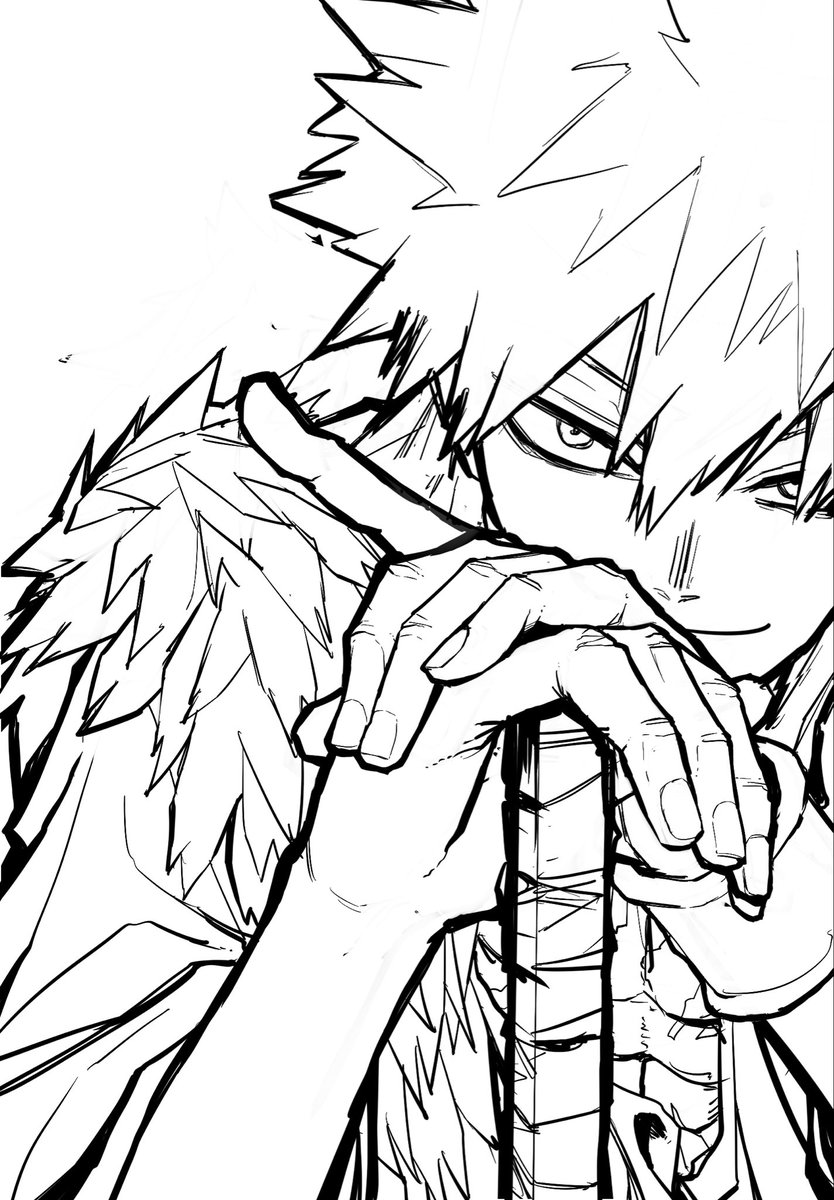 Ss41570221's tweet image. 線画っちゃん