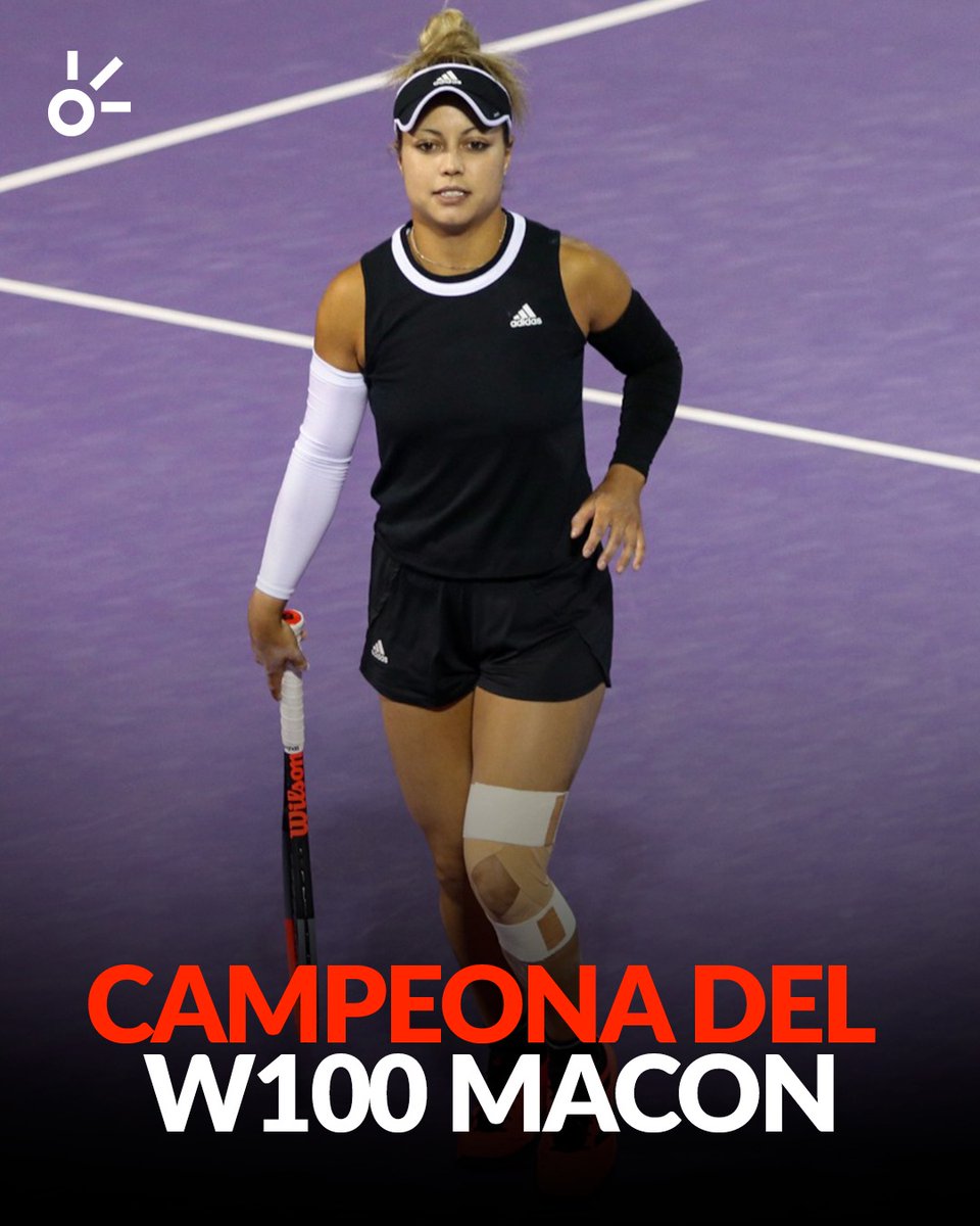 🇲🇽🏆 𝐂 𝐀 𝐌 𝐏 𝐄 𝐎 𝐍 𝐀 🏆🇲🇽

Renata Zarazúa se hace con la gloria en Macon, Georgia, Estados Unidos tras vencer a la local Anna Rogers 🇺🇸 en sets corridos (6-2 y 6-1) y proclamarse como la mejor tenista en el torneo de cancha dura 🫡

📌 Con este triunfo, la mexicana suma