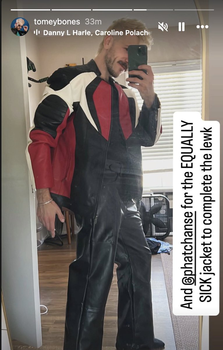 Tommy shares jacket gifted to him by Chanse on new Instagram story