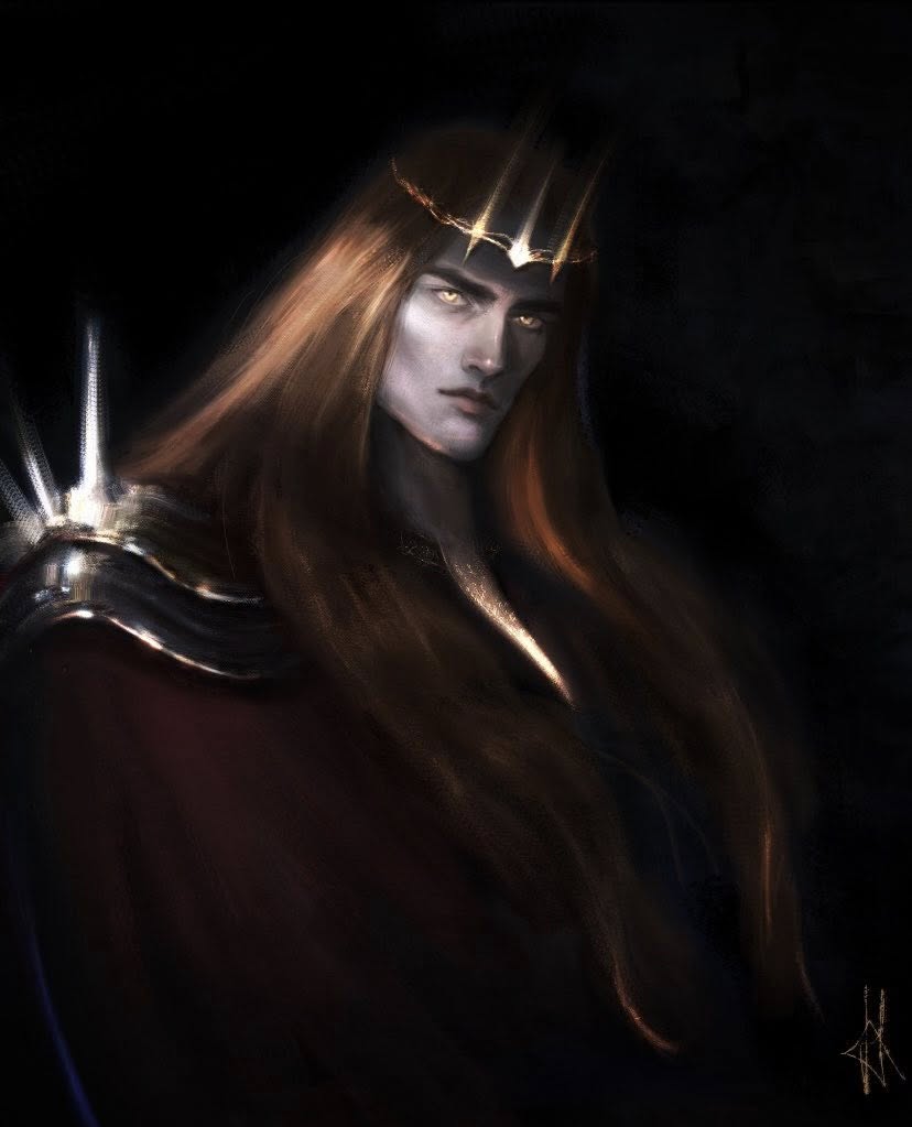 Mairon, por Olya Helgeannart