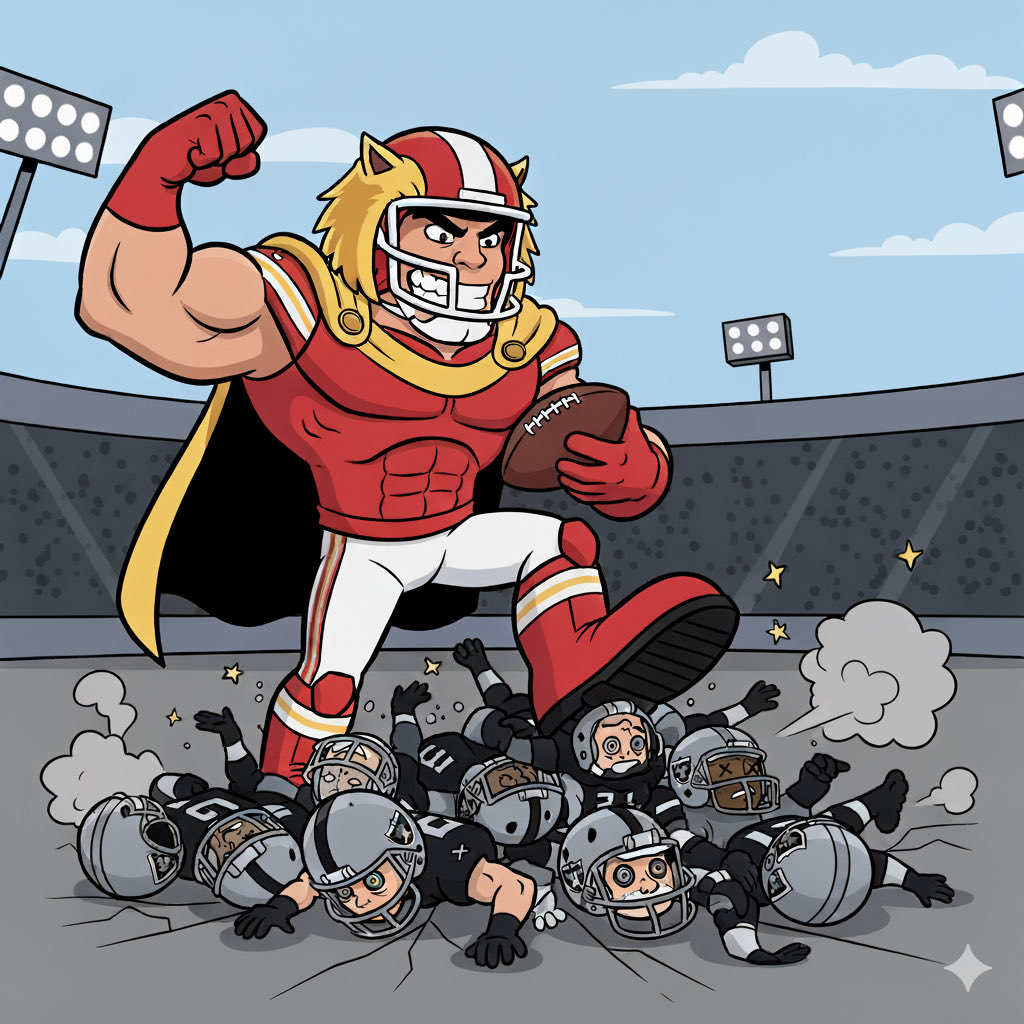 Accurate depiction of today’s Raiders game. 
Way to show up today guys  🤮