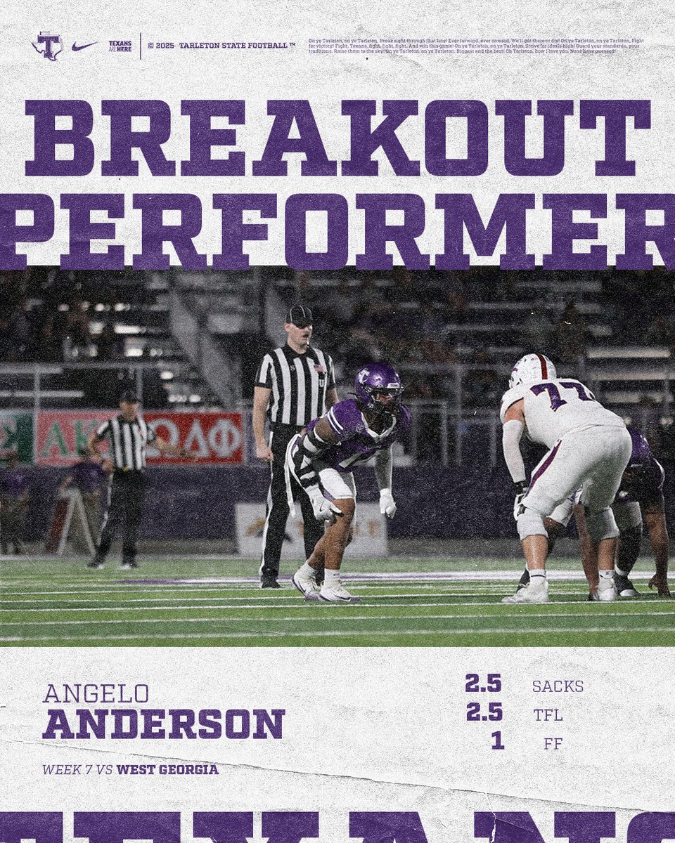 Tarleton State Football tweet media