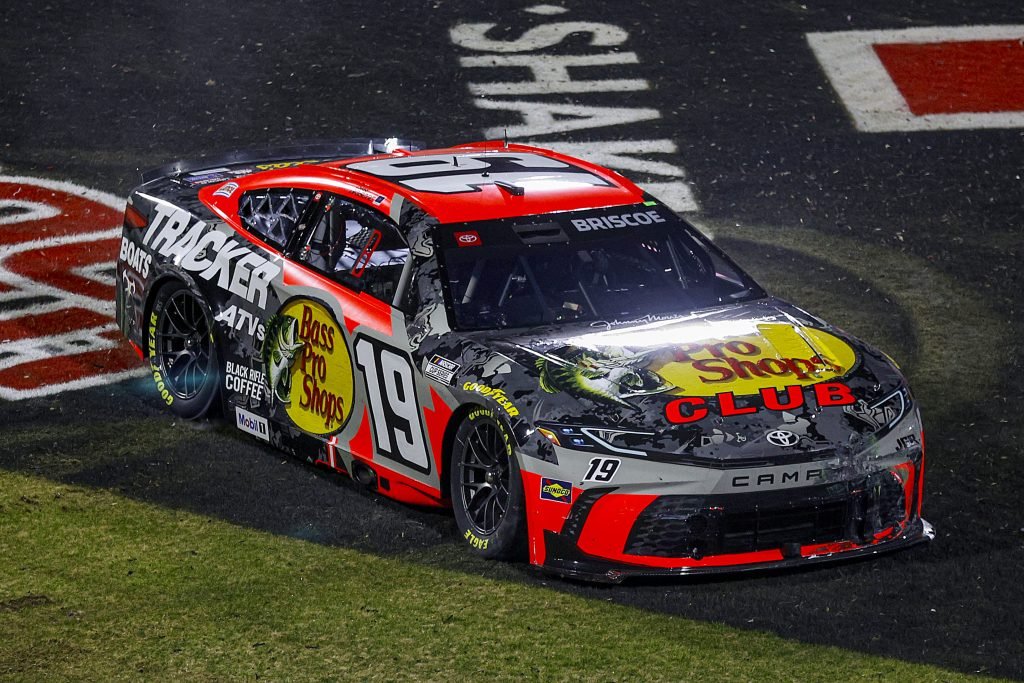 Drivers who have won 3+ races in their first full-time season for Joe Gibbs Racing:

Bobby Labonte
Tony Stewart
Kyle Busch
Matt Kenseth
Martin Truex Jr.

and now, Chase Briscoe