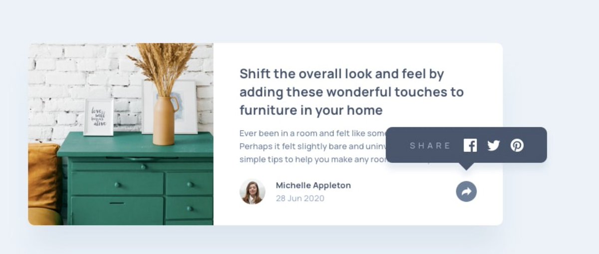 walkerthecutev's tweet image. Day 12 of #100DaysOfCode
I was able to set up the state to handle the button functionality.
The design aspect was a bit stressful, especially positioning the pop-up after clicking share.
Fun fact : I need to up my game in css positioning 😂
#React #buildingprojects
