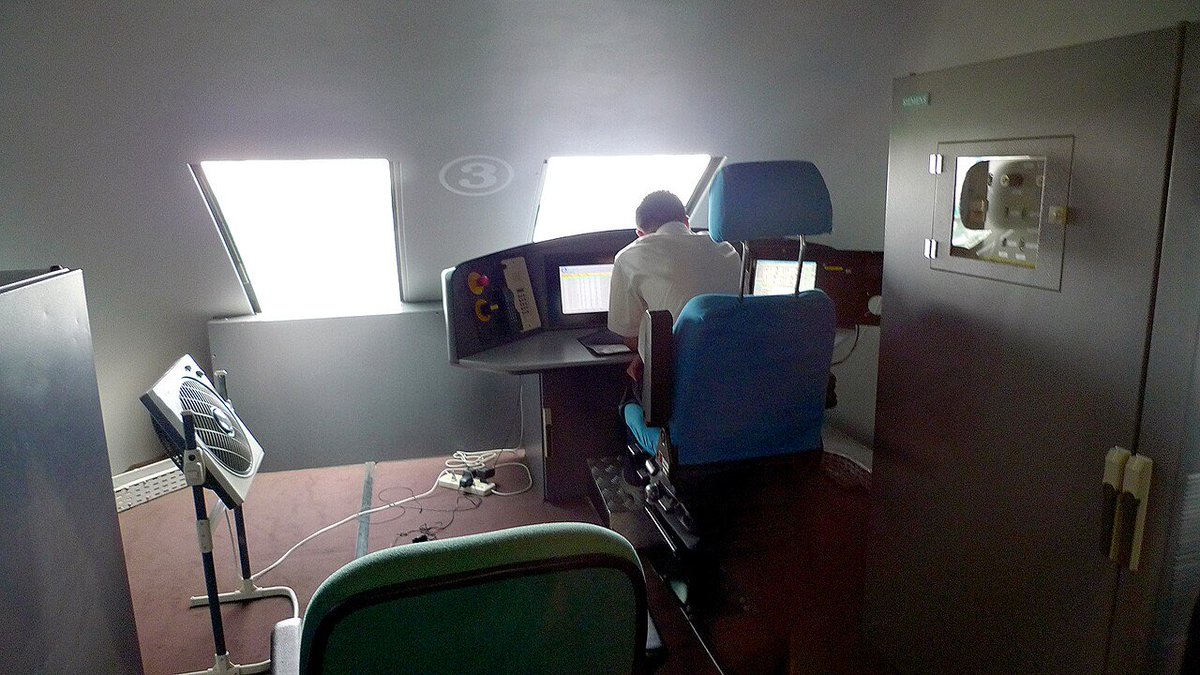 I still can’t quite believe that this is apparently what the cab of the Shanghai maglev looks like