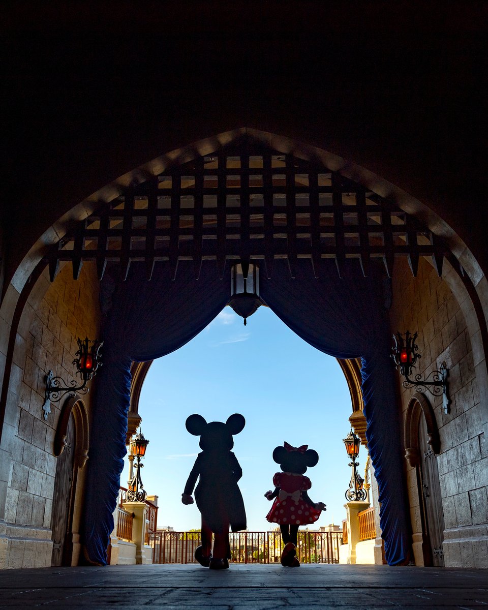 disneyjp's tweet image. おはようございます☀
今日もみなさんに笑顔を届けに向かうふたり🏰✨
新しい1週間がスタート🚩
どんな物語が待っているか、わくわくな日々となりますように🌈
#フロリダディズニー
#ミッキー #ミニー