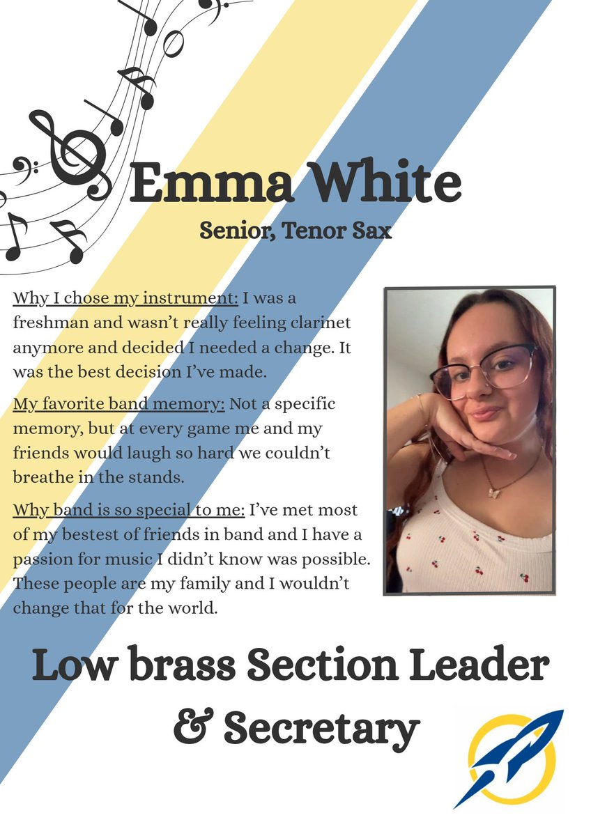 Leadership Spotlight: Emma, Low Brass Section leader and Band Secretary