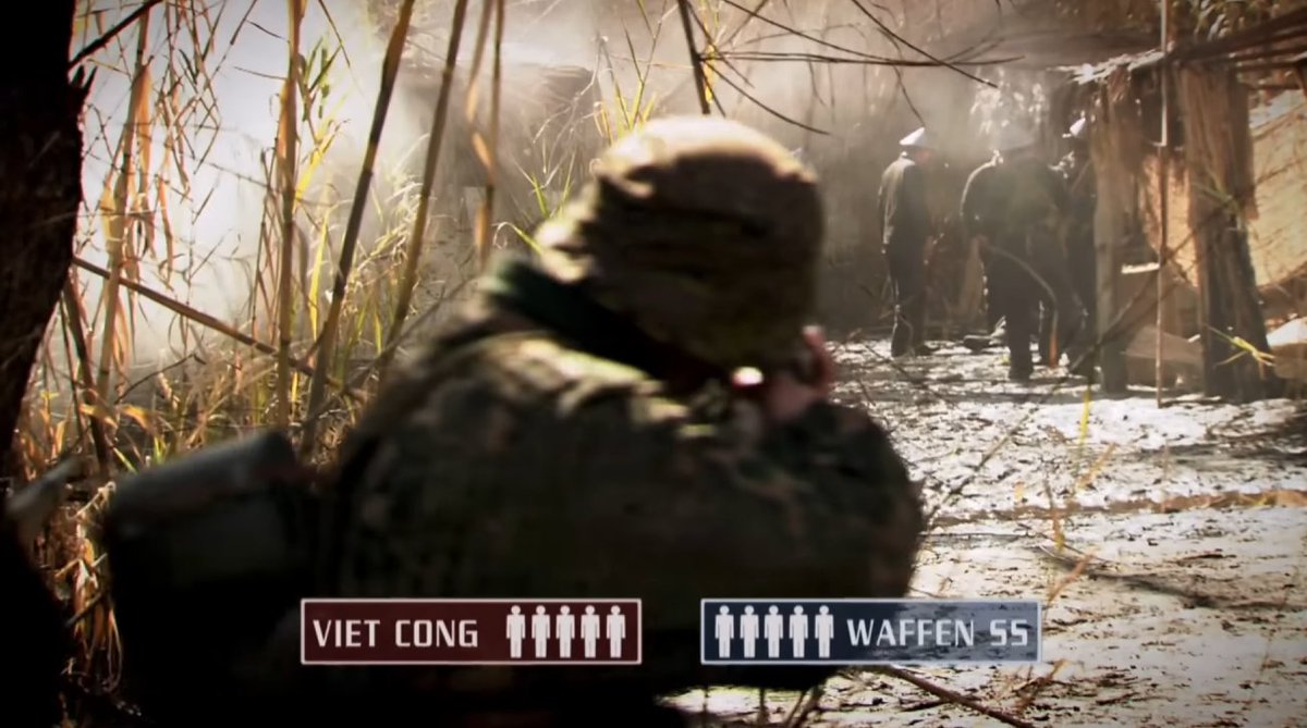 AirshowD's tweet image. insanely hard still frame from Deadliest Warrior (2010)