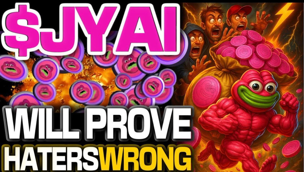 Main Account <a href="/JYAI_JERRY/">JYAI</a> 💥
Video By <a href="/GossipatorNews/">Gossipator</a> 🫡

$JYAI COIN WILL PROVE THE HATERS WRONG VERY SOON!!! youtu.be/t34VHiRQkTw?si… via <a href="/YouTube/">YouTube</a>
