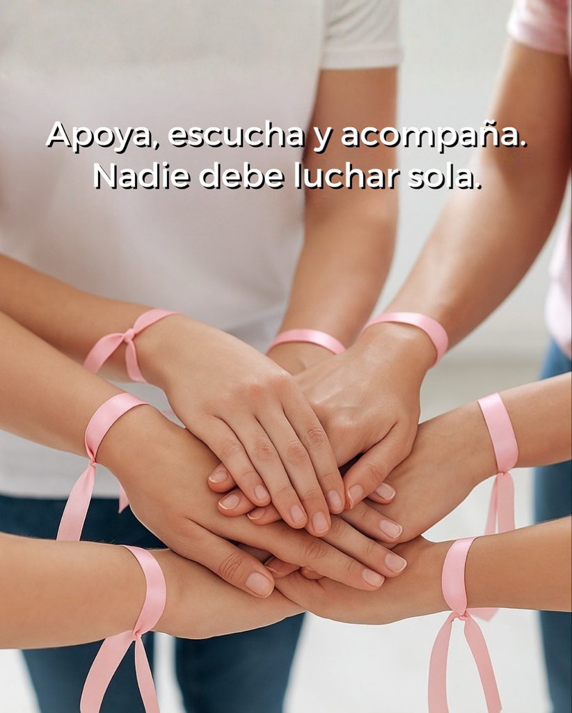 El 19 de octubre recordamos que la prevención salva vidas.
Apoya, escucha y acompaña. Nadie debe luchar sola. 💗

#OctubreRosa #DíaMundialContraElCáncerDeMama #PrevenciónEsVida #ConcienciaRosa #SaludFemenina