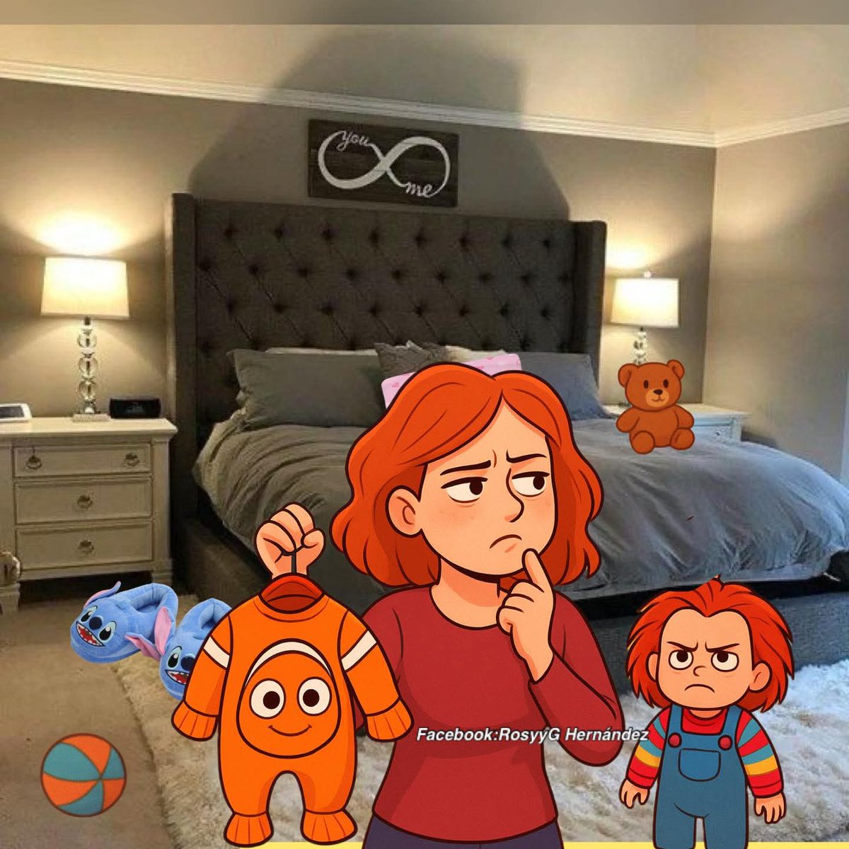 Yo pensando si disfrazar a mi hijo  de nemo a ver si su papá lo busca: