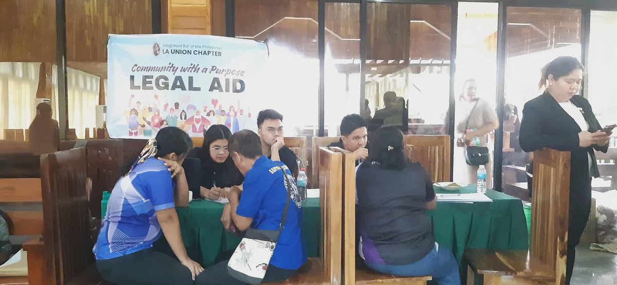 IBP_NCLA's tweet image. IBP La Union
October 10, 2025

IBP La Union holds legal aid consultation and lecture on contracts for market vendors.

#IBPNCLA
#ServeTheCountryHailTheIBP
#IBPLegalAid