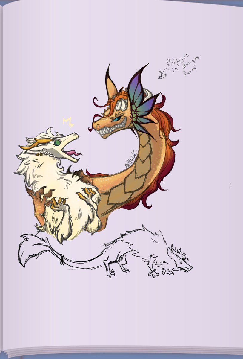 WitchlyHazel's tweet photo. Dragon Days during spooky month! #fire emblem #butterfly #dragon #furry #ocart https://t.co/zMSLZFN0N1