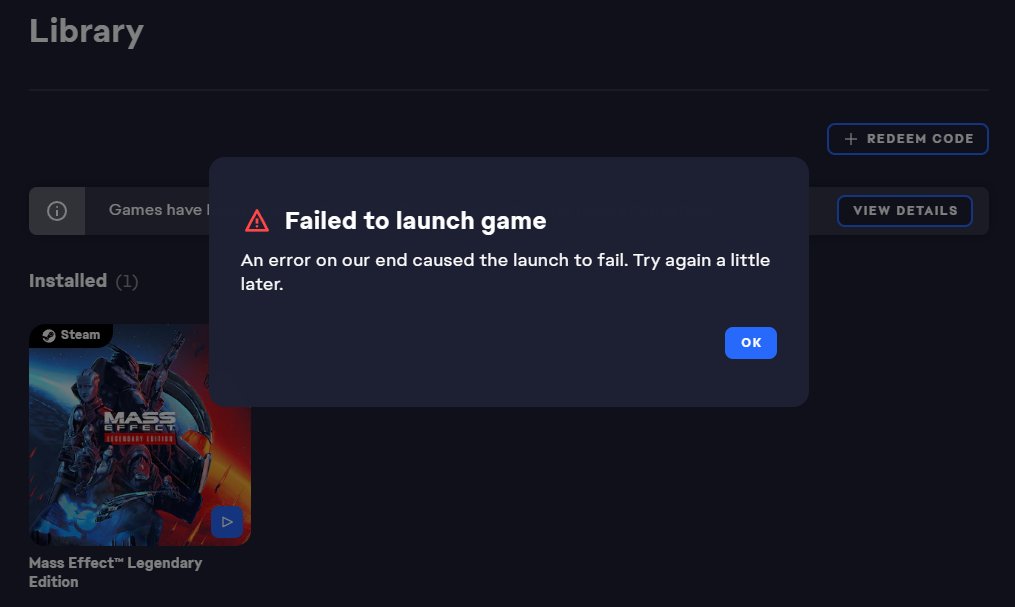 garbage ass EA launcher bro
