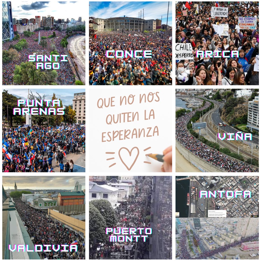 Que nadie nos engañe, que nadie nos mienta, protestamos masiva y pacíficamente porque queremos un mejor país, y las demandas siguen en pie.