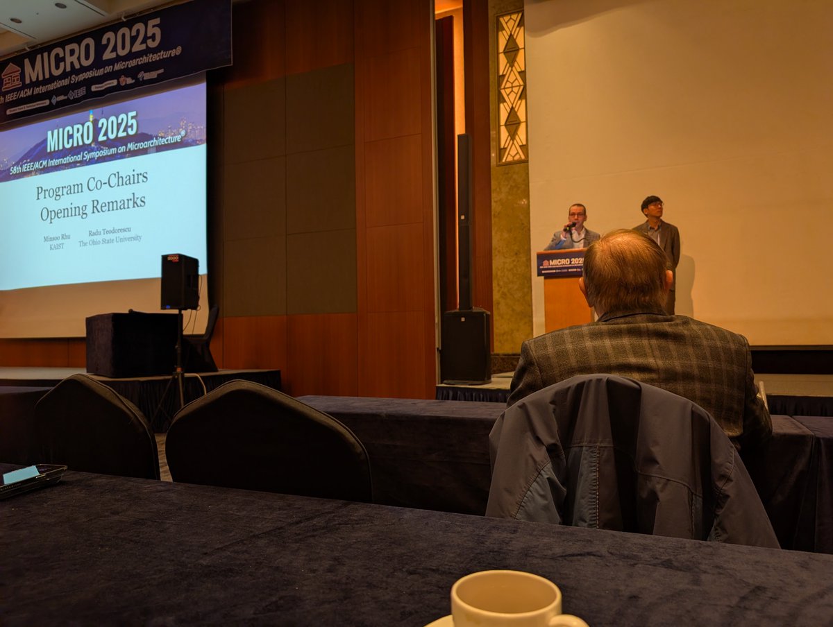 NTNU Computer Architecture Laboratory is at MICRO, with <a href="/MagnusSjalander/">Magnus Själander</a> and myself attending. I'm presenting on the last day in session 9A. Looking forward to a great conference!