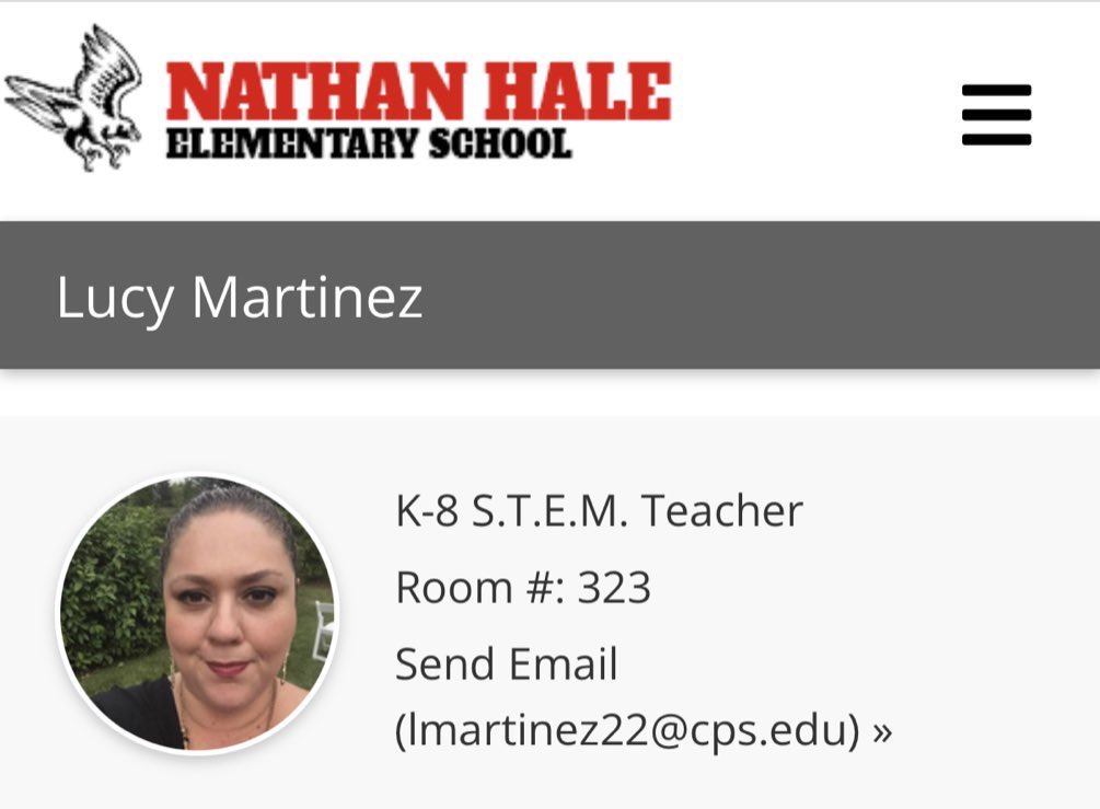 libsoftiktok's tweet image. BREAKING: The elementary school in @ChiPubSchools where this teacher who made gestures mocking Charlie’s ass*ssination is reportedly employed, just SCRUBBED their staff directory.

Luckily there’s receipts.

Here’s the before and after: