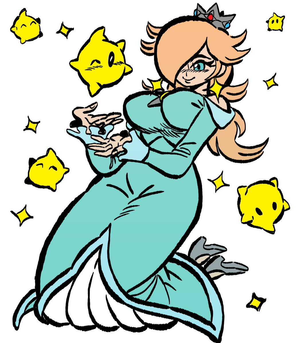 Nowarartz's tweet image. Miss Rosalina, Ulp, What brings you here?