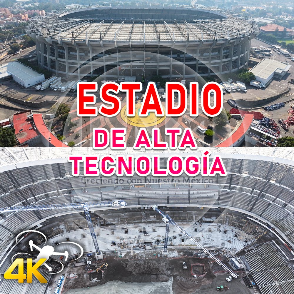 Ver video: youtu.be/qrR37UTMOIk
🔥¡Entérate!🔥
⭐Se moderniza con tecnología de punta, Estadio Azteca avances de octubre 2025.