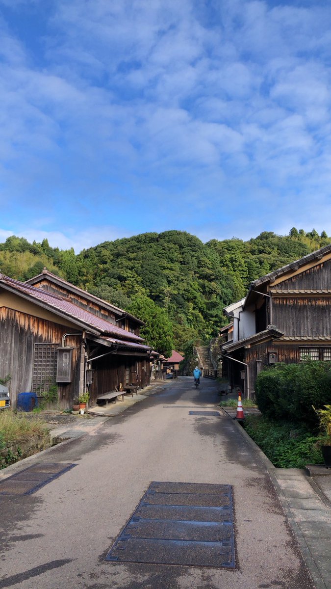石見銀山の町並み
撮影用スタジオのように美しい