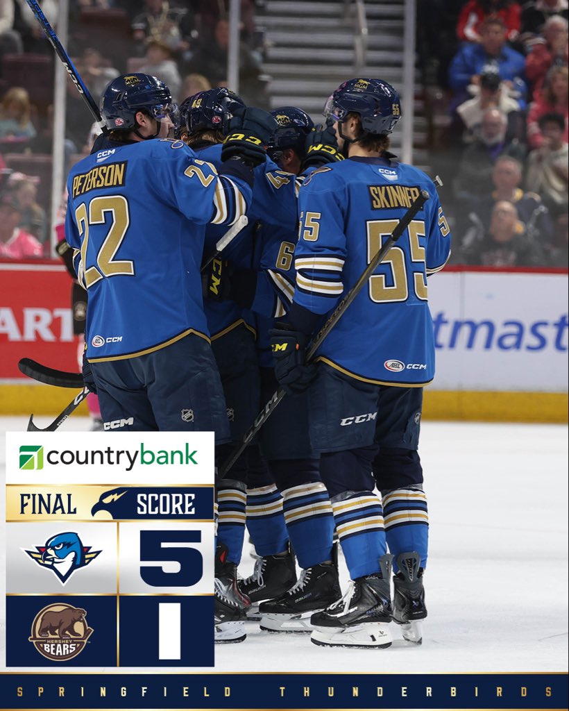 ThunderbirdsAHL's tweet image. TABLES TURNED IN CHOCOLATE TOWN