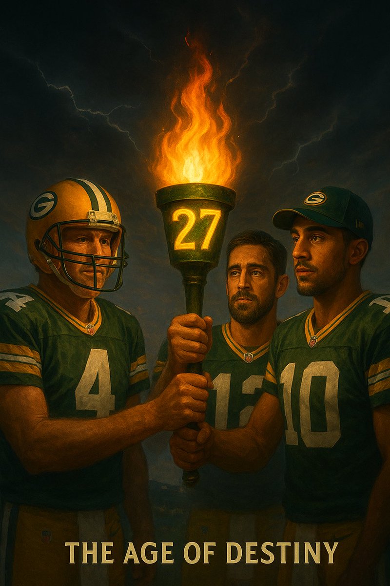 Logs_Silver's tweet image. Bart Star, Farve , Rodgers all 27 when they won their Super Bowl. Jordan love turned 27 this year. The packers are now 4-0 in games they score “27” exactly #gopackgo
