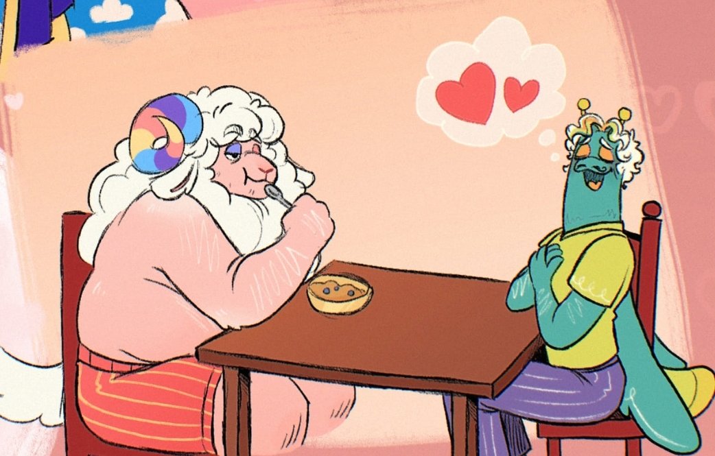 Qelo_draws's tweet image. + Old Man Yaoi 🐏❤️🦗

#welcomehomepuppetshow #puppetoc #oldmanyaoi