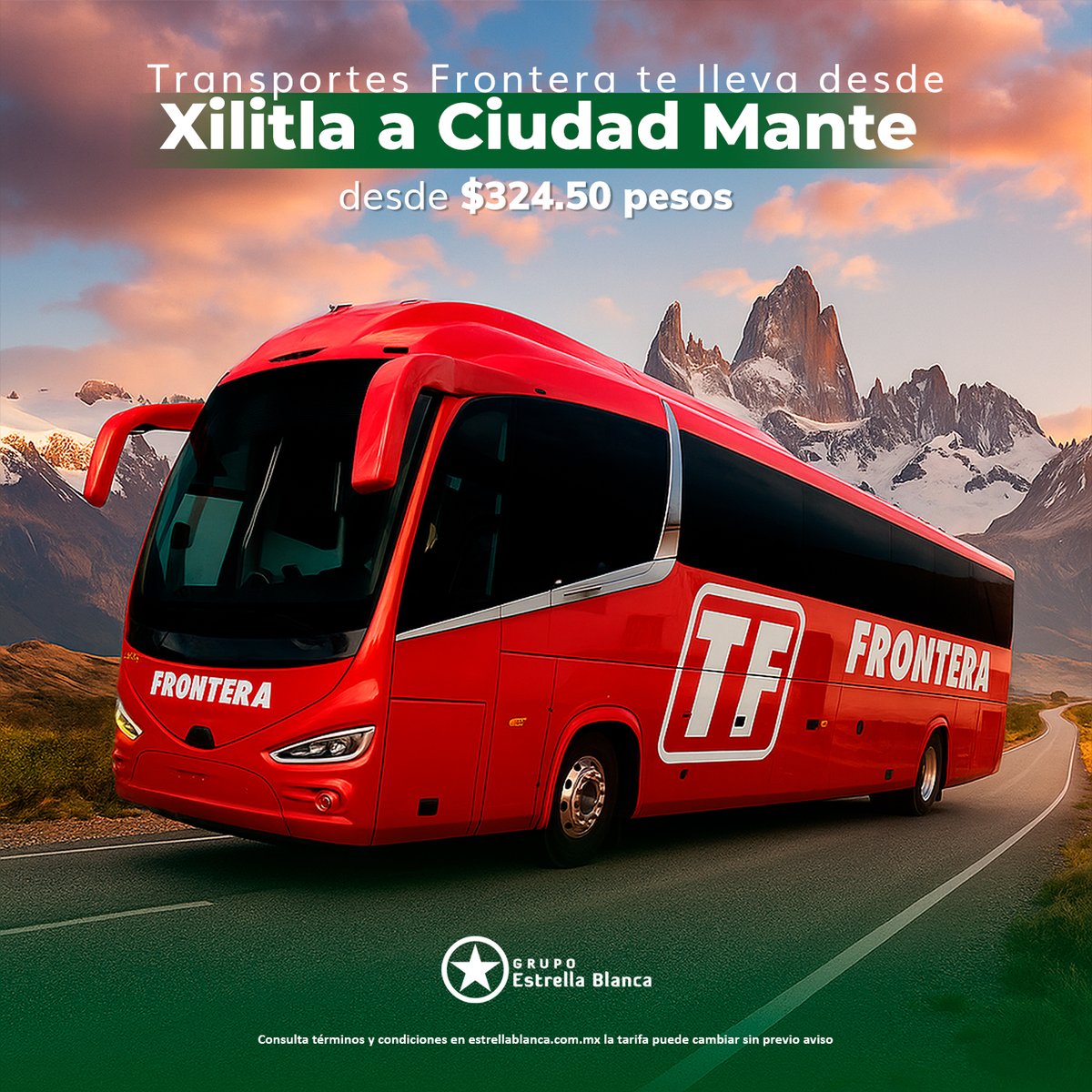 🌿🚍 De Xilitla a Ciudad Mante, viaja cómodo y sin complicaciones con Elite 🙌🧳.

Descarga nuestra app Estrella Blanca, compra tus boletos y olvídate de las filas:

mirutaestrella.com

También puedes adquirirlos en línea 🔗 estrellablanca.com.mx