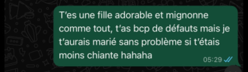 miacallenreese's tweet photo. c’est pas le mec bienveillant qu’il pense être, y a qu’à lire ce msg et si vous voyez pas de problème dedans vous êtes aussi des gros enculés https://t.co/onal80rPAl