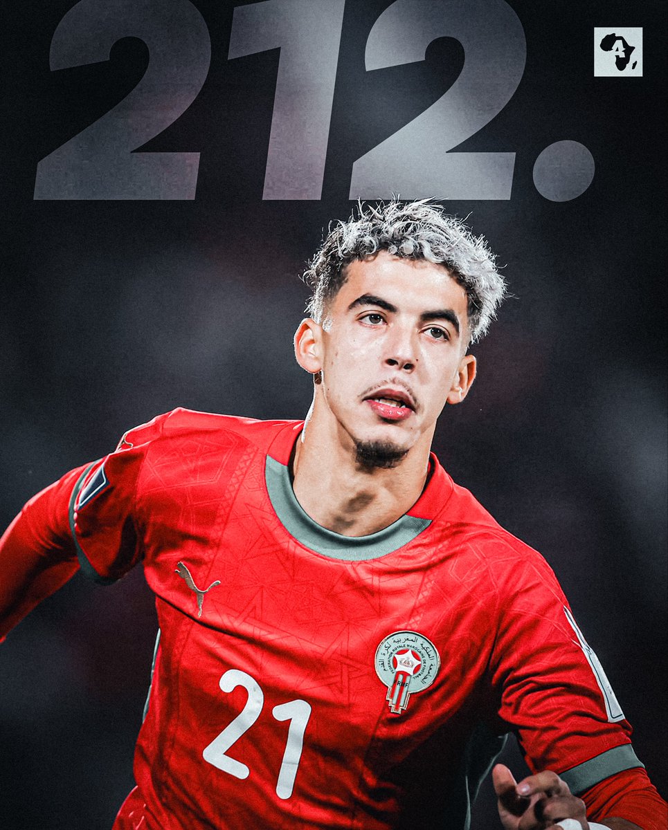 ActuFootAfrique's tweet photo. 🇲🇦🪫 PUISSANCE 2️⃣1️⃣2️⃣ https://t.co/mbbb1A09Vt