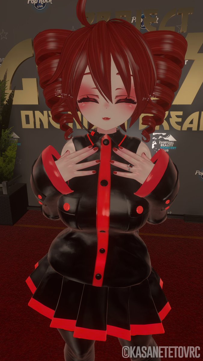 KasaneTetoVRC's tweet photo. Teto word of the day: debut.

#重音テト #VRC #VRChat https://t.co/B7sNxT8Qdl