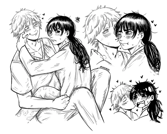 Kisses
#chainsawman  #asaden 