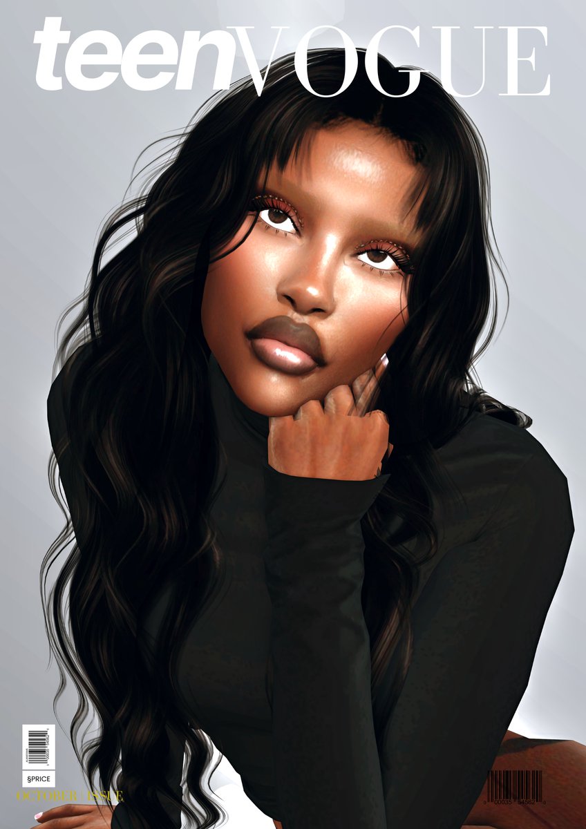 Bellamy on the Cover on TeenVouge #showusyoursims