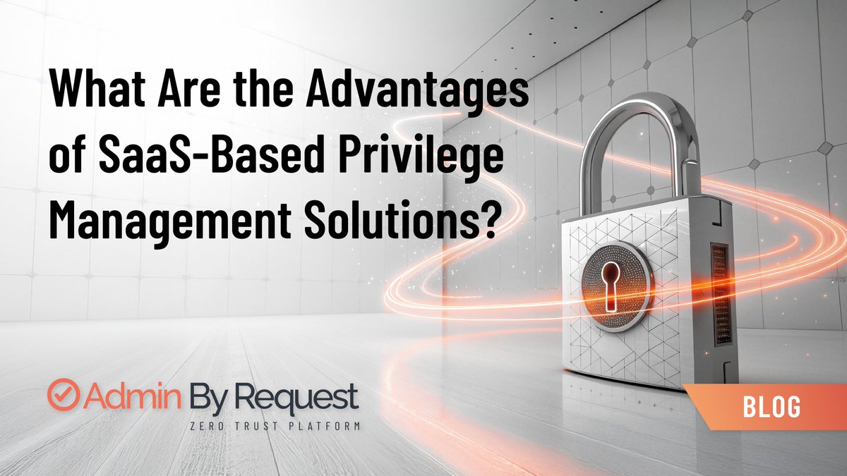 AdminByRequest's tweet image. SaaS-based Privileged Access Management (PAM) removes the server headaches and lets your team focus on security rather than the infrastructure 💽
This means faster deployment, predictable costs, automatic updates, built-in high availability, and better support for remote teams;…