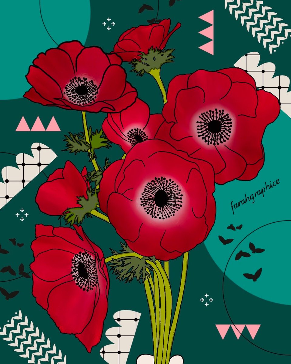 Day 19 - Plant 🌱 

In Palestine, poppies symbolise loss, resistance, and hope. Each crimson petal whispers of lives remembered and a land that endures hardships. 

Peacetober challenge set by coffeesforgaza