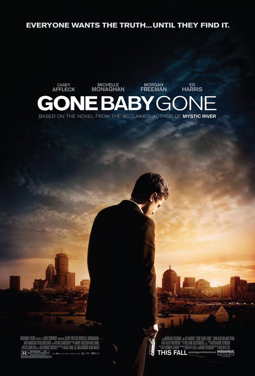 FilmNewsNos's tweet photo. 🎬MOVIE HISTORY: 18 years ago today, October 19, 2007, the movie ‘Gone Baby Gone’ opened in theaters!
#CaseyAffleck #MichelleMonaghan #MorganFreeman #EdHarris #JohnAshton #AmyRyan #MadelineOBrien #AmyMadigan @welliver_titus #Slaine #EdiGathegi #MarkMargolis #MichaelKWilliams https://t.co/UhyPMvBx6f