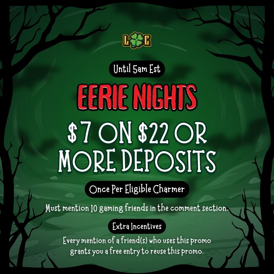 Lucky_Charmers_'s tweet image. 👻 Midnight chills, thrilling spins! 🌒
The Eerie Nights Promo is here to test your luck and spark your wins! 💥

🎰 Deposit now and play into the haunting fun!

#LuckyCharmers #SpookySpins #LateNightPromo #VegasX