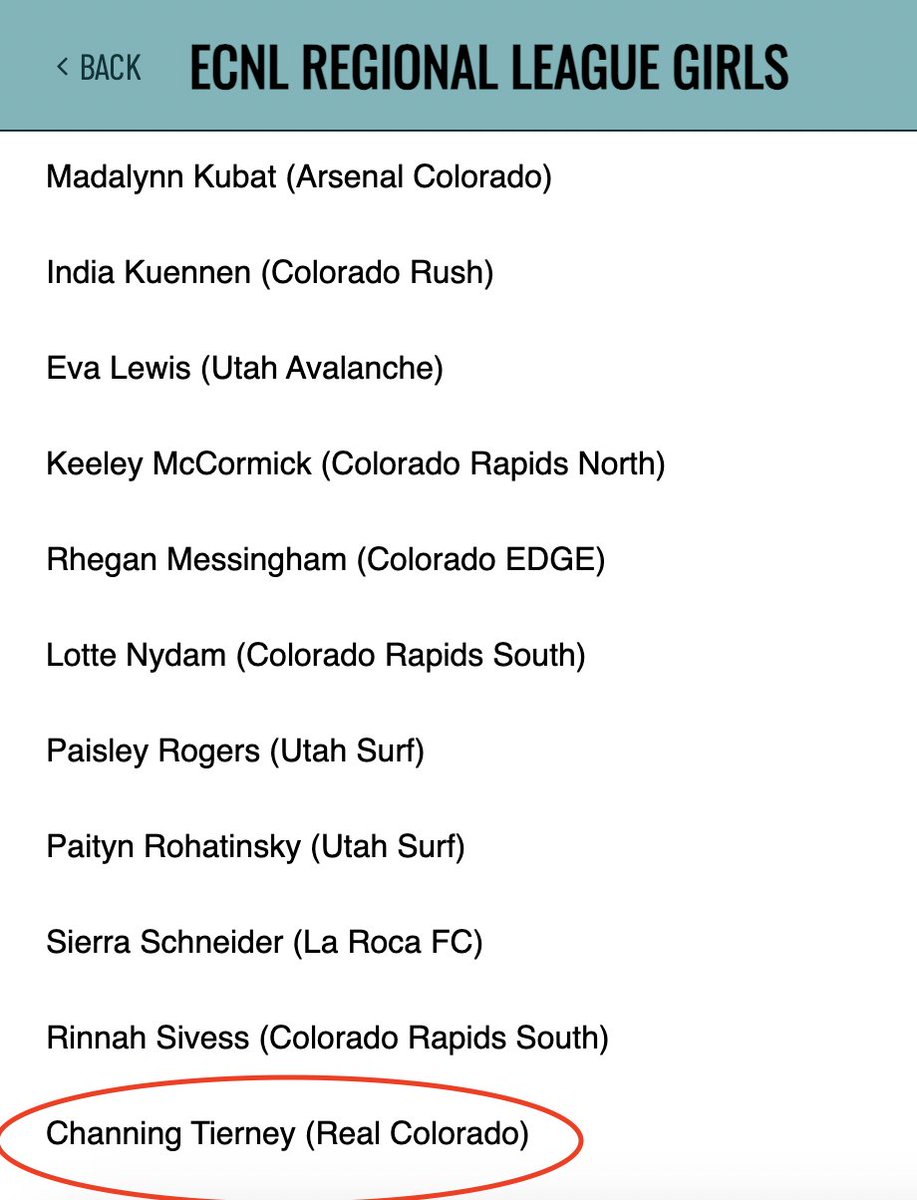 ChanningTi92115's tweet photo. Honored to receive ECRL All-Conference for the 2024-25 season!  #rollreal #ecnlgirls @PrepSoccer @TheSoccerWire https://t.co/qys5GCwEaj