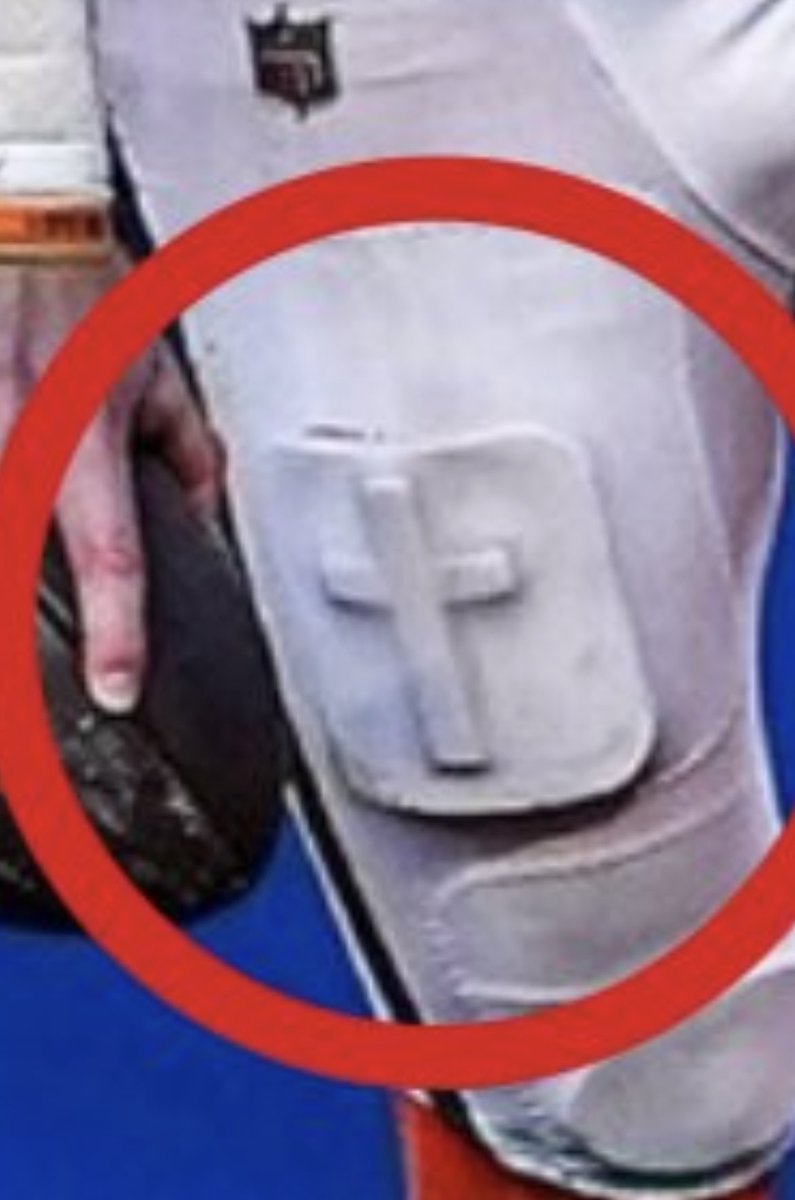 <a href="/MattWallace888/">Matt Wallace</a> Denver Broncos quarterback Bo Nix wears a cross on his uniform, specifically on his wrist tape and thigh pad, as a symbol of his Christian faith. He has often spoken publicly about his deep religious beliefs, stating that his faith is the most important thing in his life. 
Key