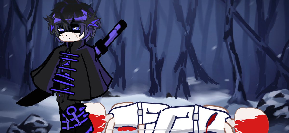 Vidal🗡️
Age: 25
Hobbies: Killing
Sexuality: Bi
Family: Killed them
Crush: Nyx
Favorite Color: Blue
Personality: Cold hearted and Cruel
Species: Hybrid
Power: Soul stealing
Likes: Seeing Nyx get mad
Dislike: Abe near Nyx