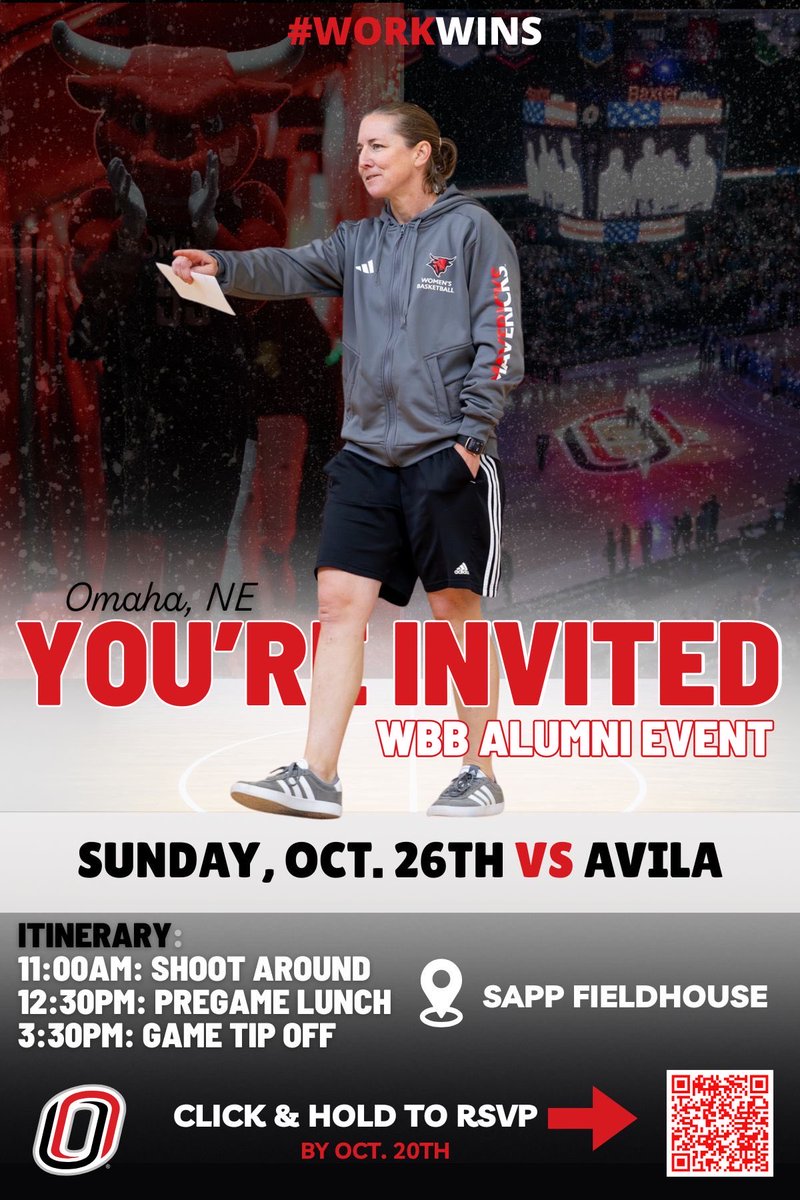 Omaha WBB Alumni, come see us October 26! RSVP here: events.nufoundation.org/go/omahawbb55