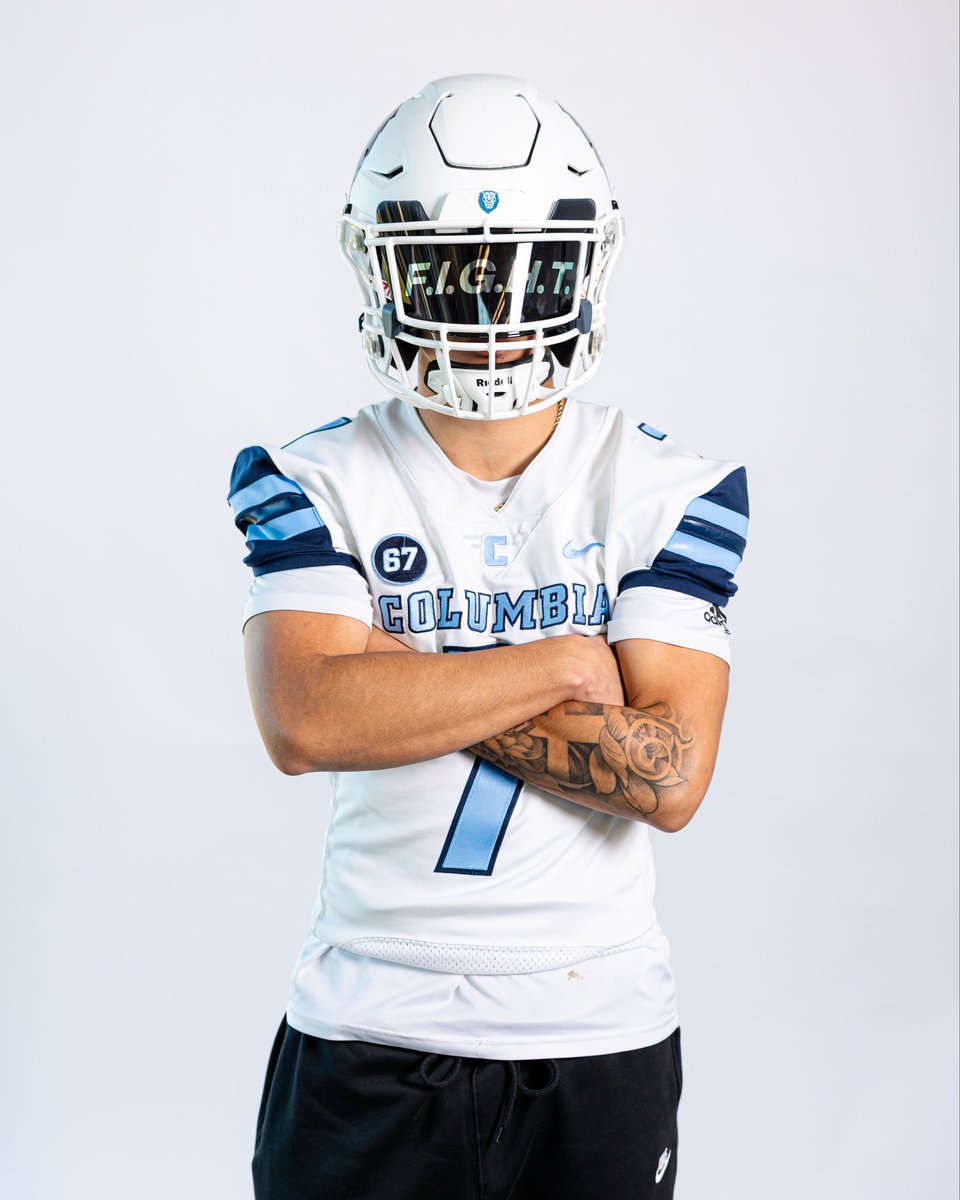 AGTG!! Super blessed to receive an offer from Columbia University!! 🦁 F.I.G.H.T
<a href="/CULionsFB/">Columbia Football</a> <a href="/Coach_Kukesh/">Andrew Kukesh</a> <a href="/CoachStoNGo/">Justin Stovall</a> <a href="/Coach_Poppe/">Jonathan Poppe</a> <a href="/CoachJWood/">Justin Woodley</a> <a href="/CoachManion_/">Joe Manion</a>