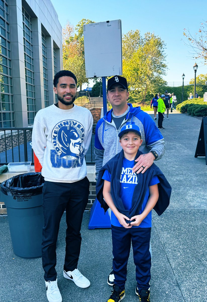 Ran into <a href="/JayceMccain/">jayce mccain</a> at the <a href="/DukeFOOTBALL/">Duke Football</a> game! Such a humble and nice guy! See you in Knoxville!