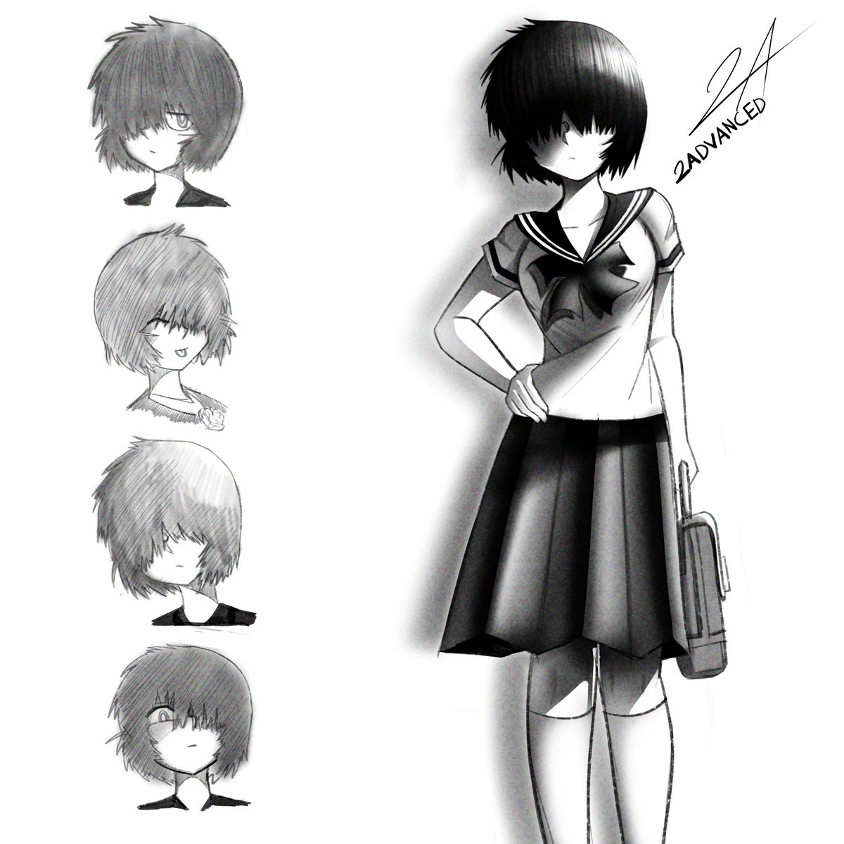 2advancedarts's tweet image. more urabe shenanigans, also shading update