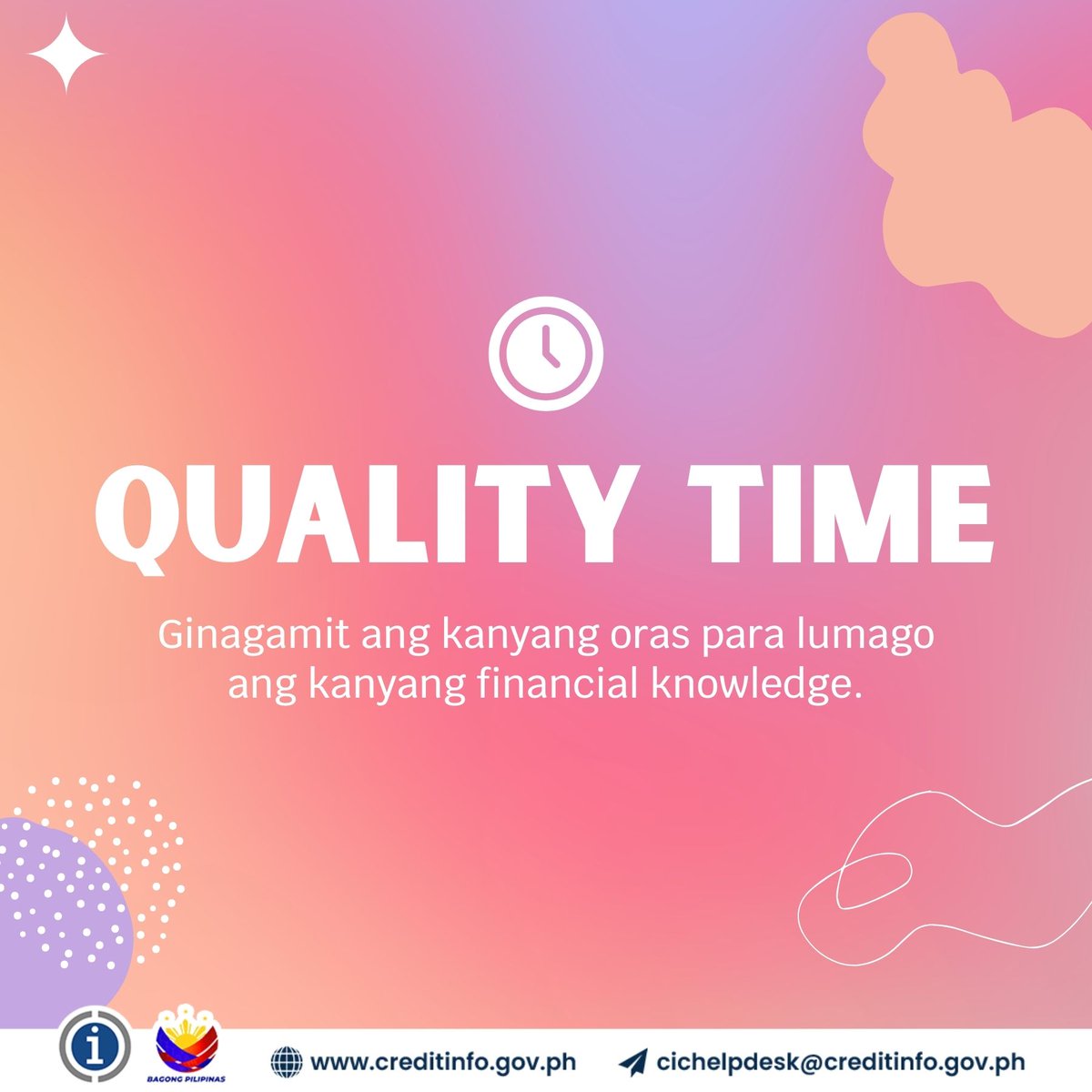 creditinfogovph's tweet image. 💬 𝘼𝙣𝙤 𝙖𝙣𝙜 𝙡𝙤𝙫𝙚 𝙡𝙖𝙣𝙜𝙪𝙖𝙜𝙚 𝙢𝙤 𝙥𝙖𝙜𝙙𝙖𝙩𝙞𝙣𝙜 𝙨𝙖 𝙛𝙞𝙣𝙖𝙣𝙘𝙚𝙨 𝙢𝙤?

Tandaan, ang pangangalaga sa iyong pananalapi ay pangangalaga mo na rin sa iyong sarili at sa iyong buong pamilya. 

#KnowYourCreditScore