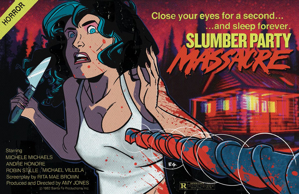 "Close your eyes for a second...and sleep forever."

My finished Slumber Party Massacre #fanart

#halloween #horror #SlumberPartyMassacre