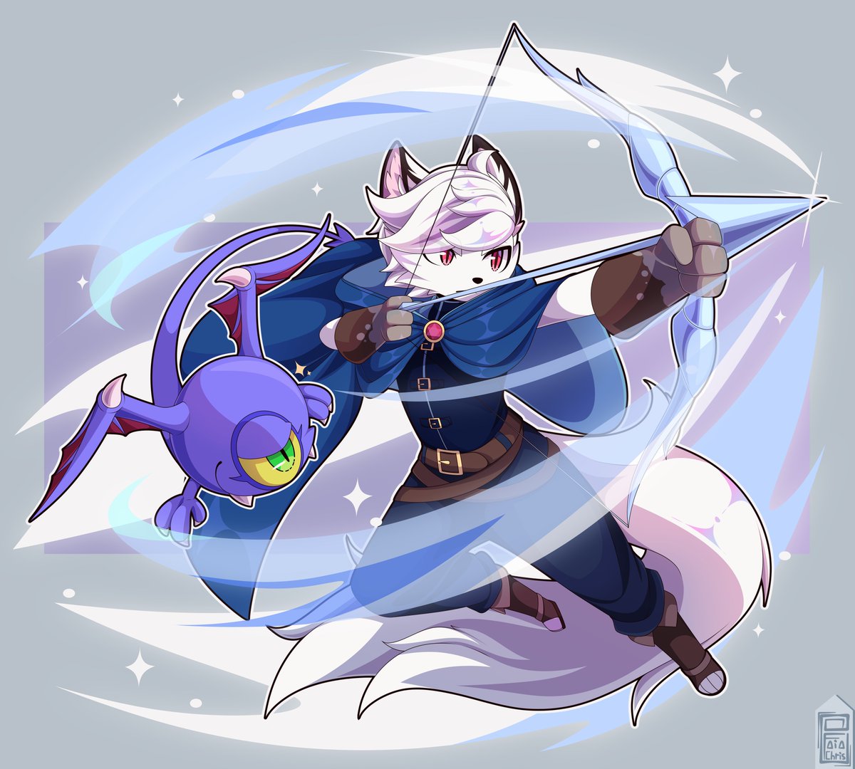 [COMMISSION DONE!]

Full color for <a href="/SnowShadowsong/">Snowdy.exe</a>!
Thank you for commissioning me! ^^ ❤️✨

|| #cat #furry