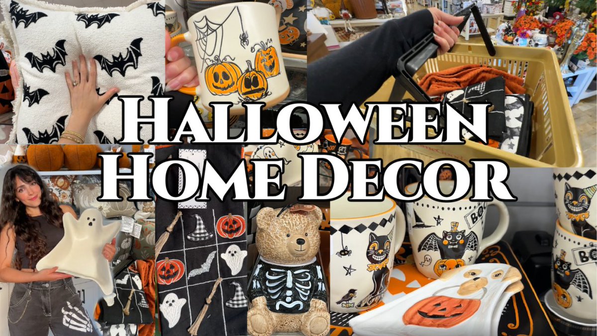 Halloween Home Decor Shopping + Halloween Haul 🎃 youtu.be/39T-Folwvlg?si…